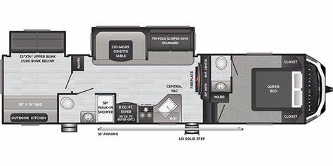 USED 2021 Keystone HIDEOUT 308BHDS